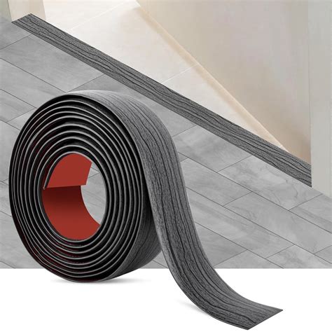 Tira de transición de suelo de 20 pies, autoadhesiva, para transiciones ...