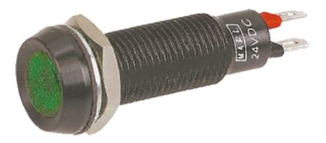 677-532-23 Marl | Marl Green Panel Mount Indicator, 24 → 28V dc, 8.1mm ...