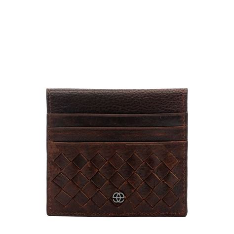 Buy Eske Alanis Tan Textured Handcrafted Genuine Leather Card Case 6 ...