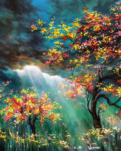 In Full Effect - Etsy | Landscape paintings acrylic, Art painting ...