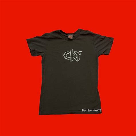 Y2K CKY Rhinestone Camp Kil Yourself Skater Grunge Junior Fitted Band ...