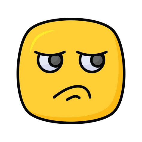 Disgusted emoji design, customizable unique 43765680 Vector Art at Vecteezy