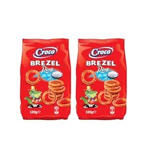 Croco Pretzels Brezels Rings 100G, Imported Baked Snacks & Bagel Chips ...
