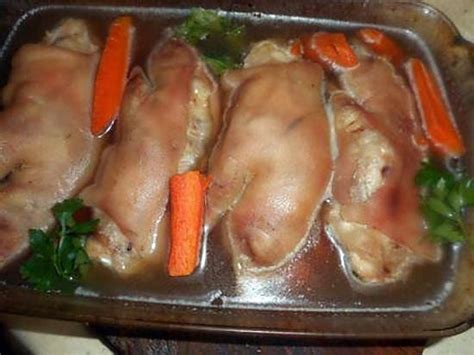 recette pied de porc lyonnais