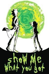 Tv Show Rick And Morty Wall Art Poster Fine Art Print - TV Series ...