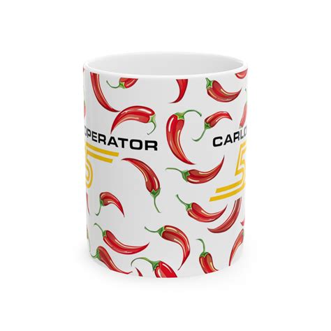 Carlos Sainz Pepper Mug, F1 Mug, F1 Gift, Sainz Mug, Ferrari, Ferrari ...