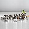 Sumeet Heavy Gauge Stainless Steel Square Bowl/Wati/Katori with Mirror ...