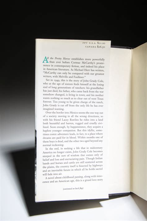 The Border Trilogy - The First Edition Rare Books