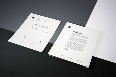 5 Free Granite Premium Stationery Bundle Mockup PSD Files - Good Mockups