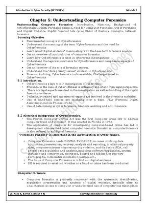 Cyber Security Module 1: Notes on Cybercrime Concepts and Trends - Studocu