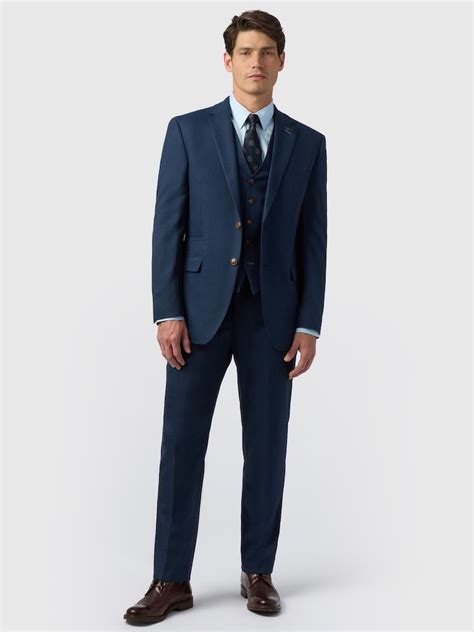 Buy Antique Rogue Navy Blake Texture Regular Jacket from Next India