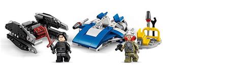 LEGO 75196 Star Wars A-Wing vs. Tie Silencer Microfighters,Multicolor ...