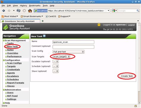 OpenVAS Tutorial 的图像结果