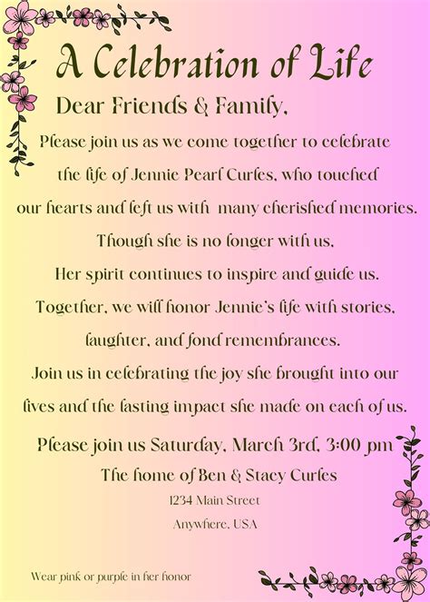 Beach-Themed Celebration of Life | Poems & Ideas