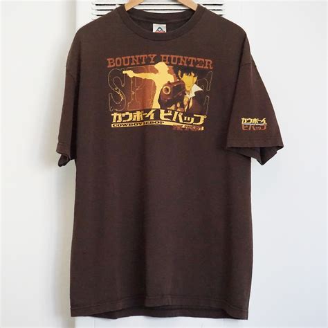Vintage Cowboy Bebop "Bounty Hunter" T-shirt | Black Shirts World