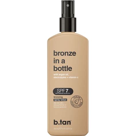 Amazon.com : b.tan SPF 7 Sun Tanning Lotion Spray | Bronze In a Bottle ...