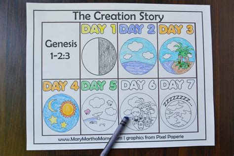 Free! Printable Lesson: Day 6 of Creation Activities - Printable Art ...