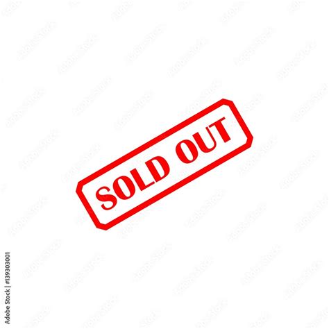 Sold Out Stamp Vector 的图像结果