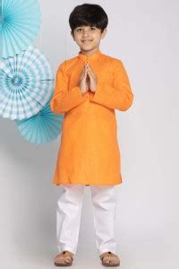 PALAZZO DESIGNS Boys Festive & Party, Wedding Kurta and Pyjama Set ...