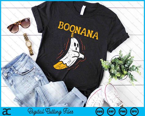 Boonana Cute Ghost Banana Halloween Costume SVG PNG Cutting Files ...