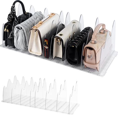 Amazon.com: Moryimi Purse Organizer for Closet Shelf, Adjustable Purse ...