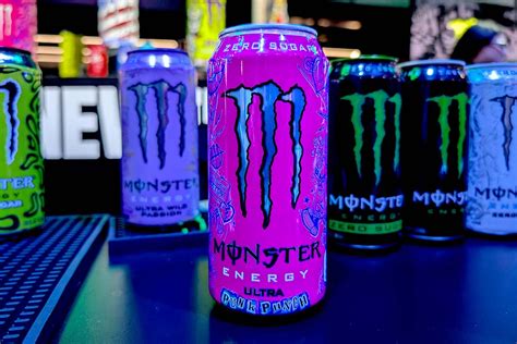 Monster's fruit punch-flavored Ultra Punk Punch energy drink