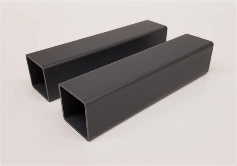 PVC Gray Square Tube Plastic Profile - .75' x .060' x 120' Quantity: 30