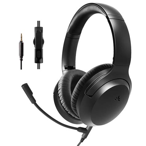Avantalk Aria Line M - Wired Over-Ear Headphones with in-Line Boom Mic ...