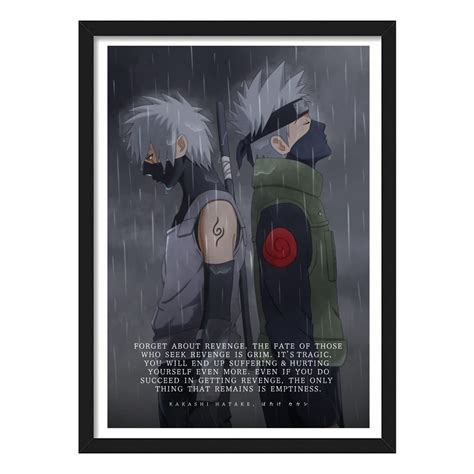 YourCanvas - | Kakashi Hatake's Words | Naruto Frames & Posters | Anime ...