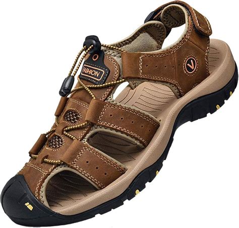 NIAVIS Sports Outdoor Sandals Summer Men's Beach Shoes Closed-Toe Shoes ...