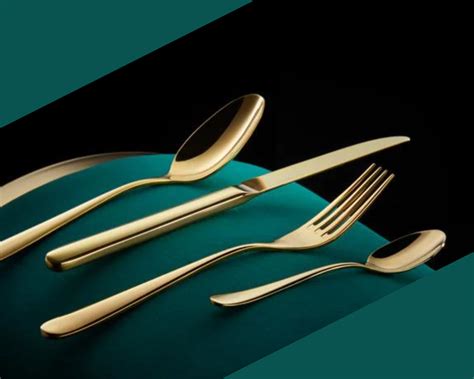 HEPP - Carlton Gold Cutlery Set (4pc) – Naqsh Living