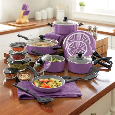 Ginny's 24-Piece Nonstick Kitchen Essentials Cookware Set | Seventh Avenue