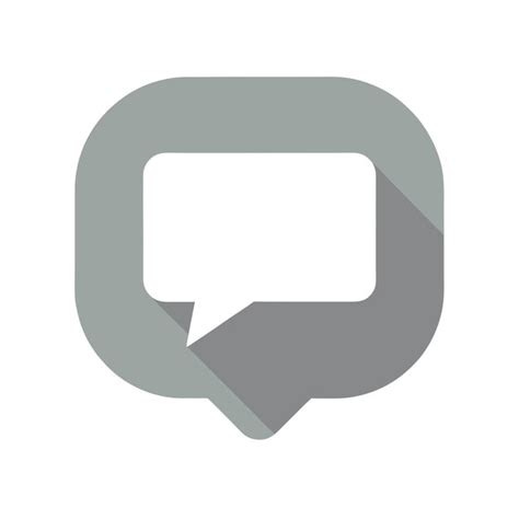 Flat style message chat email contact icon vector illustration ...