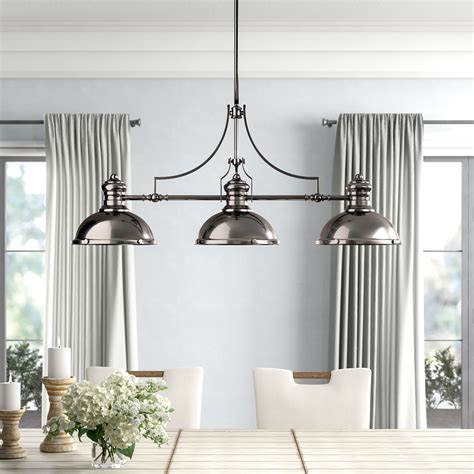 30 Collection of Fredela 3-light Kitchen Island Pendants