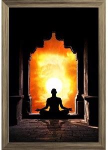 Poster Yoga Meditation In Lotus Pose sl-7798 (Large Print, 36x24 ...