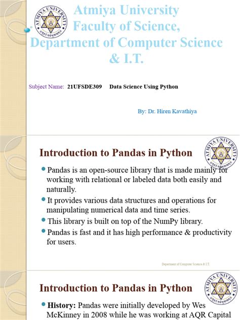 Image result for Introduction to Pandas in Python