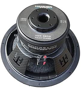 HammerTech Audio HCW 15 Heavy Class Dual 2 Ohm 1450 W RMS Subwoofer ...