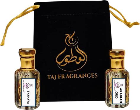 Taj Fragrances Combo Of Shanaya & Arabian Oud Attar for Unisex Perfume ...
