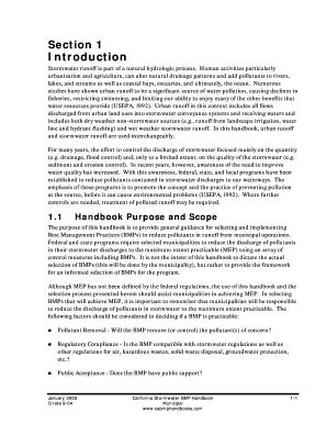 Fillable Online casqa Section 1 Introduction - CASQA - casqa Fax Email ...