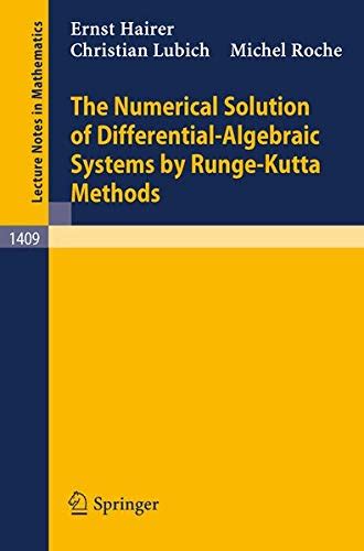 Details for: The Numerical Solution of Differential-Algebraic Systems ...