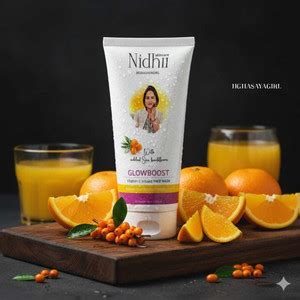 HGHASAYAGIRL NIDHI SKINCARE Glow Boost Vitamin C Facewash AX 125 Face ...