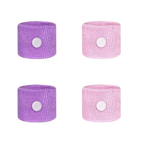 BESTSKY 4Pcs Motion Sickness Bands Anti-Nausea Wristband Relief Band Children'S Motion Sickness ...