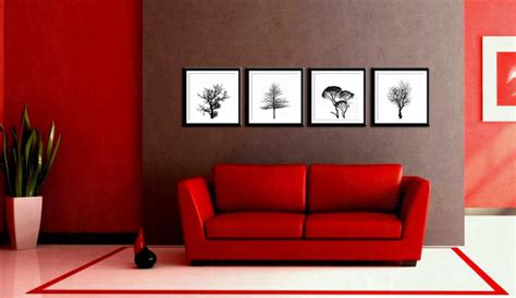 Trees In Silhouette - Silhouettes - Set Of 4 Framed Digital Print With ...