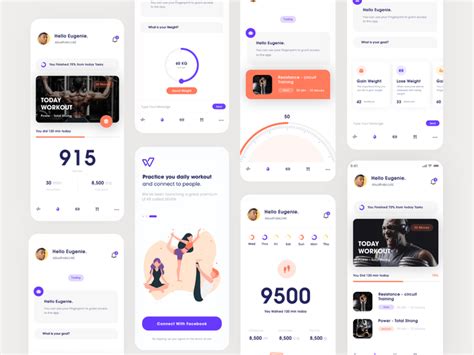 Dashboard UI UX Kit Bar Chart And Line Graph Designs Infographic ...