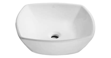 Anzzi LS-AZ119 Deux 16-1/2" Square Vitreous China Vessel Bathroom Sink ...