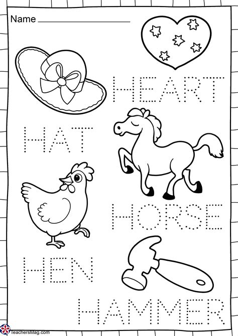 Free Printable Letter H Worksheets For Preschool