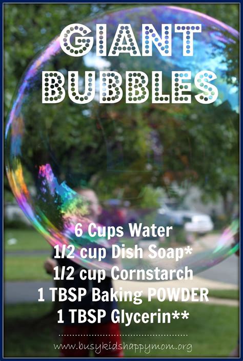 Awesome Giant Bubble Recipe - Little Reading Room