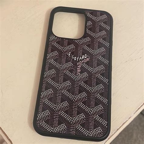 GOYARD IPHONE 13 PRO PHONE CASE NEW BLACK, WHITE &... - Depop