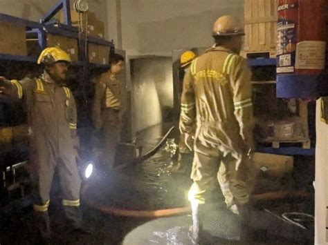 Noida Factory Fire: Firefighters Rescue 35 Workers | Massive Blaze