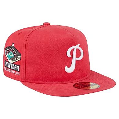 Men's New Era Red Philadelphia Phillies Championship Side Flag A-Frame ...